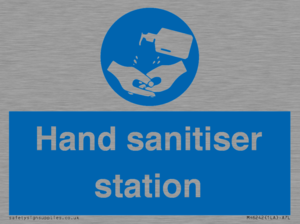 Hand sanitiser station